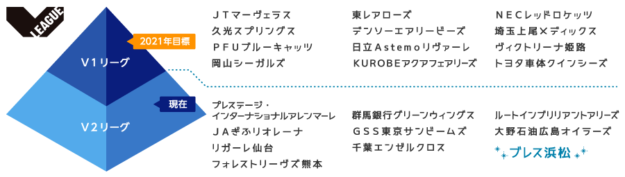 Vリーグについて